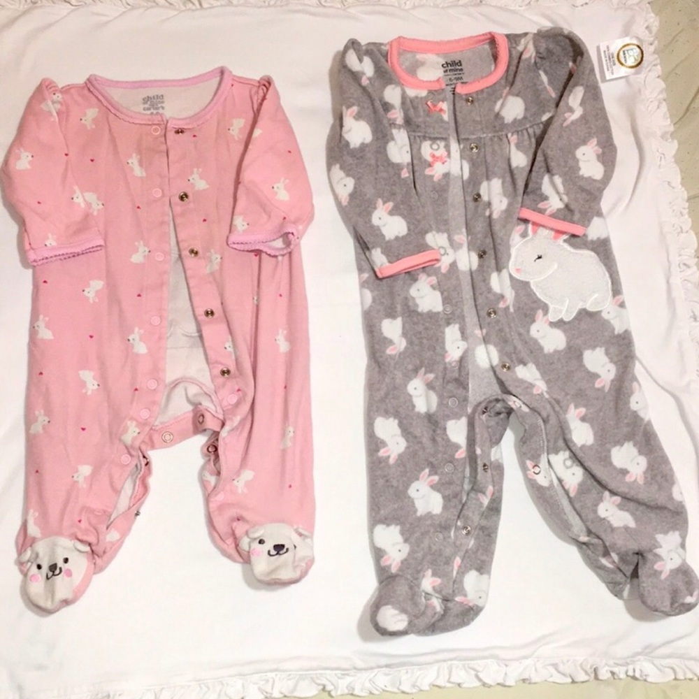 Easter footies! 🐰Perfect for Easter morning & Night! MAKE AN OFFER!! 💖